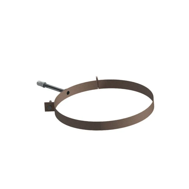 Collare murale con tassello KCM RUSTY Canna fumaria doppia Collare murale con tassello KCM RUSTY Canna fumaria doppia