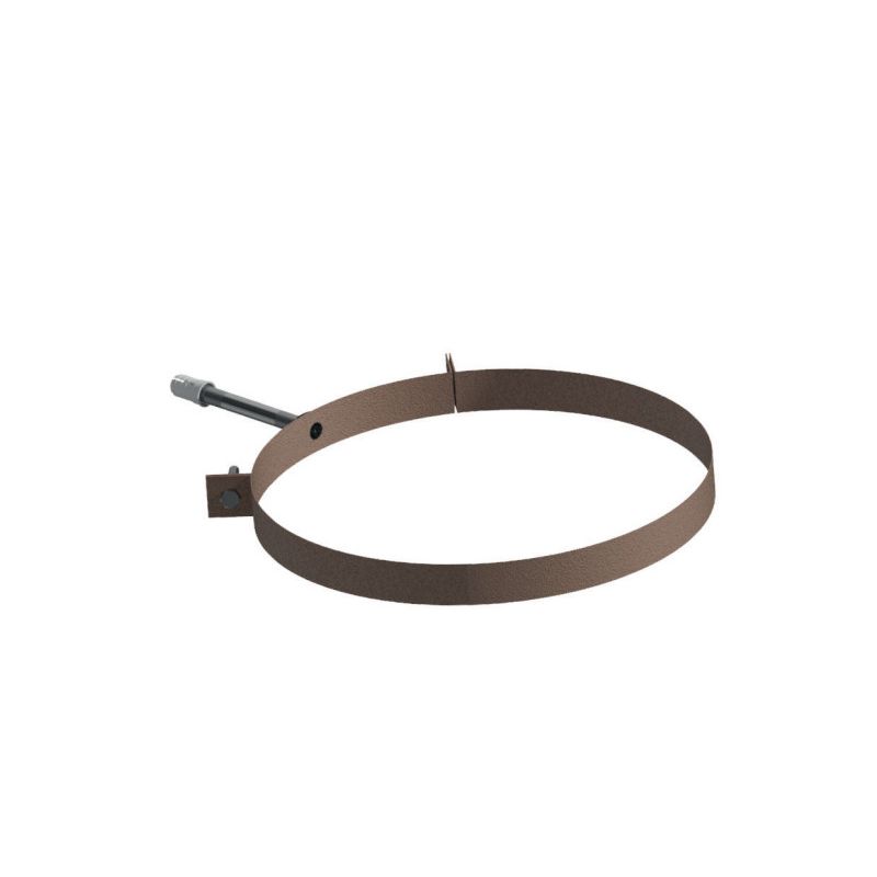 Wall collar with plug KCM RUSTY Double wall flue