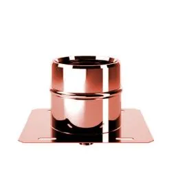 Piastra di base con scarico centrale RIAPPC ISOAIR Rame Canna
