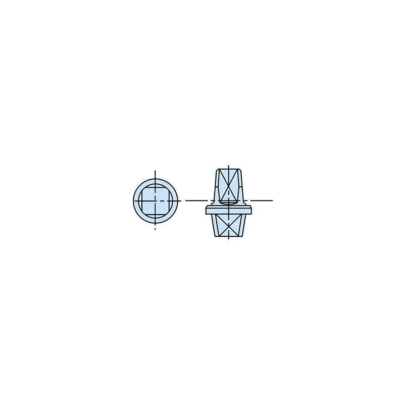 [Ricambio] Inserto quadro per DC477 adattatore tipo Italia MAB