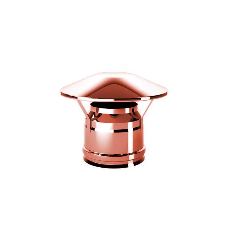 Rain cover cap RIACC ISOAIR Copper Double wall flue