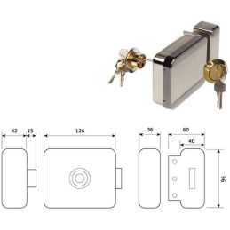 DIAX MVM2C motorized electric lock Internal cylinder