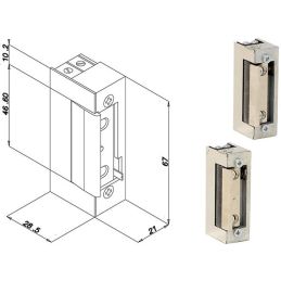 OPERA 31012 electric striker without limited release latch