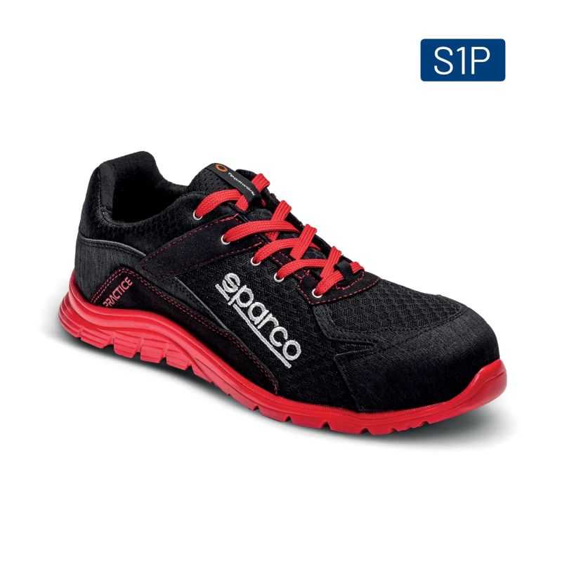 SPARCO PRACTICE JACQUES S1P-SRC RED Safety Shoe