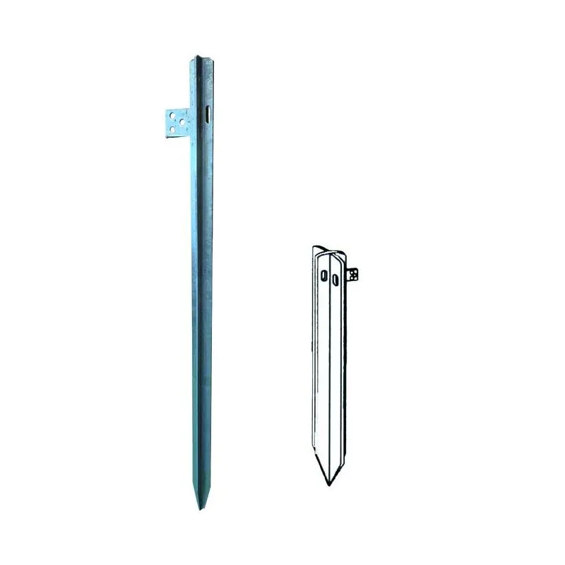 Galvanized earth rods A Cross Cm. 100