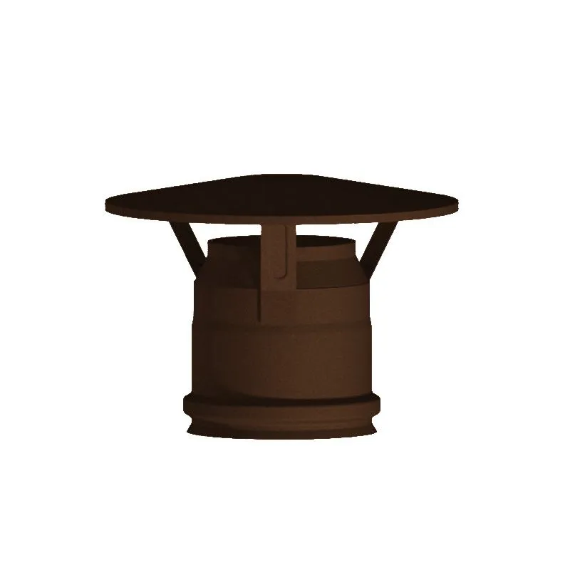 Cappello terminale parapioggia RM1CC ISO10 RAME MARTELLATO