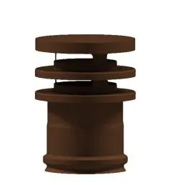 Cappello terminale ad anelli RM1TLN ISO10 RUSTY Canna fumaria