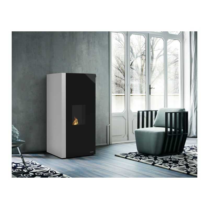 Stufa idro pellet Palazzetti Ecofire Dadò Idro 20 acqua 5 stelle