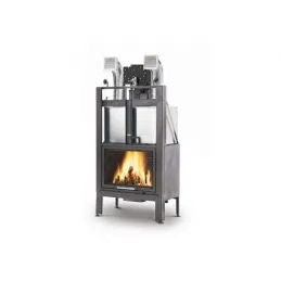 Wood-burning fireplace PALAZZETTI Monoblock 78 Easy Line front