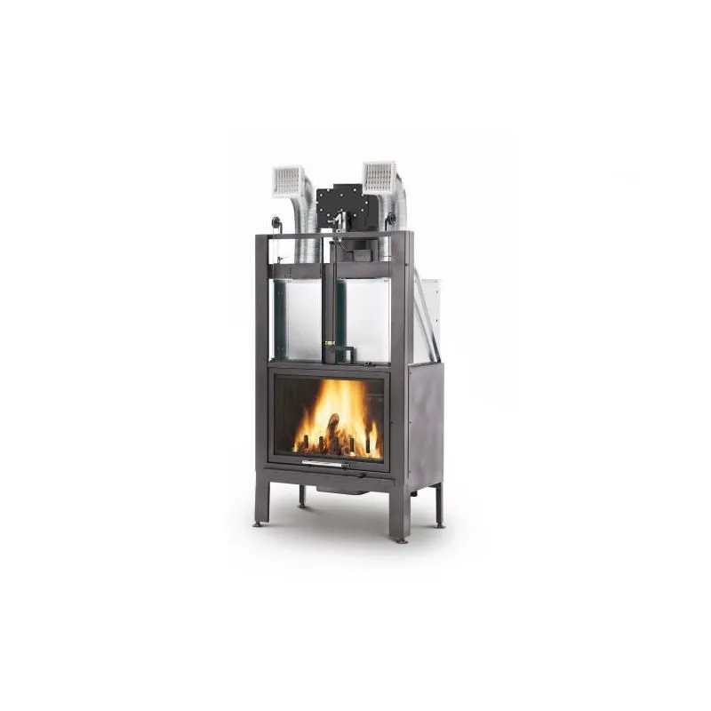 Wood-burning fireplace PALAZZETTI Monoblock 78 Easy Line front