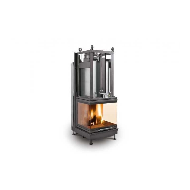 Wood-burning fireplace PALAZZETTI Ecomonobloc S66 3D Magnofix