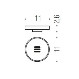 [Spare part] Glass for soap dish B4051