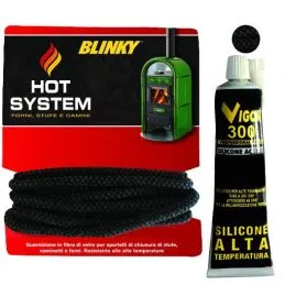 Kit Fiberline guarnizione per stufe camini e forni con mastice