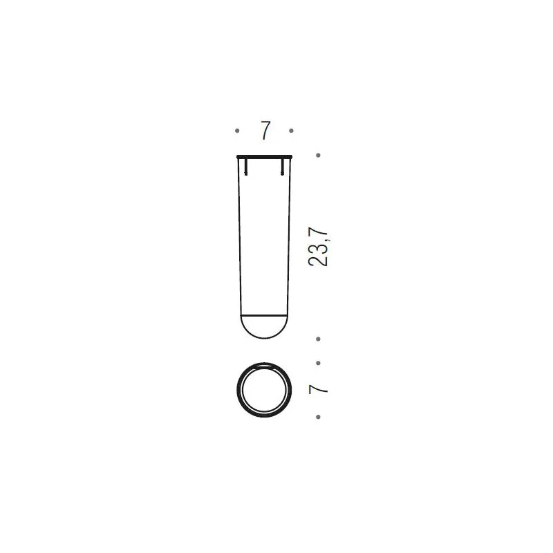 [Ricambio] Contenitore scovolo per WC B4059 Colombo Design