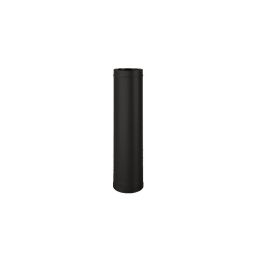 0.5 meter pipe N2T5 ISO25 MATT BLACK Double wall flue