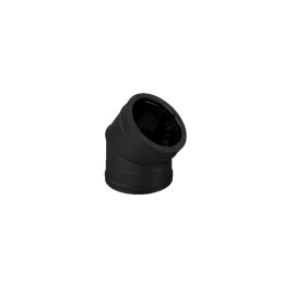 45° bend N2C4 ISO25 MATT BLACK Double wall flue