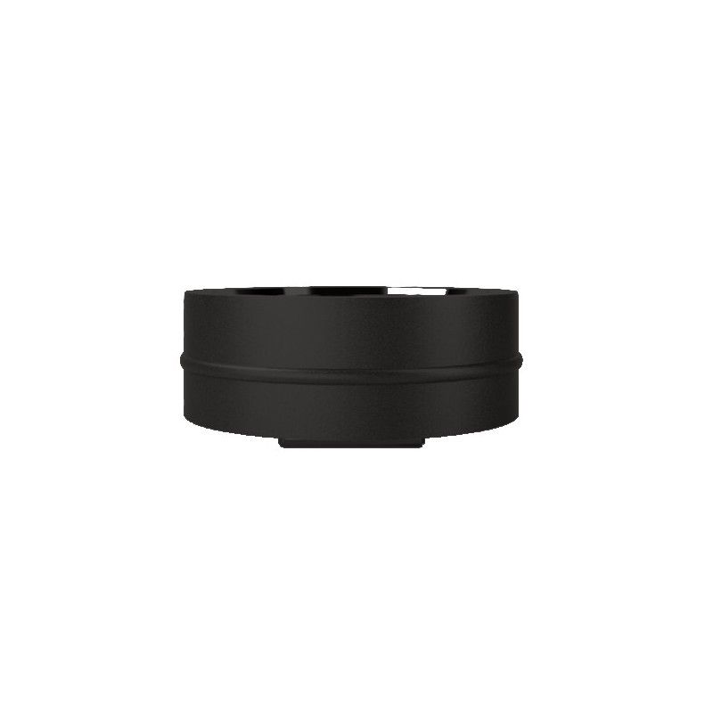 Blind cap N2TA ISO25 MATT BLACK Double wall flue