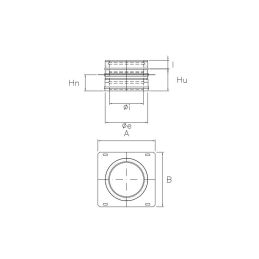 Intermediate plate K2PI ISO25 RUSTY Double wall flue