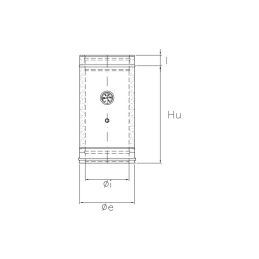 Modulo rilevamento fumi e temperature N2IC ISO25 NERO OPACO