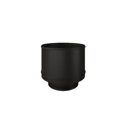 N2AR ISO25 MATT BLACK terminal weatherproof cap Double wall flue