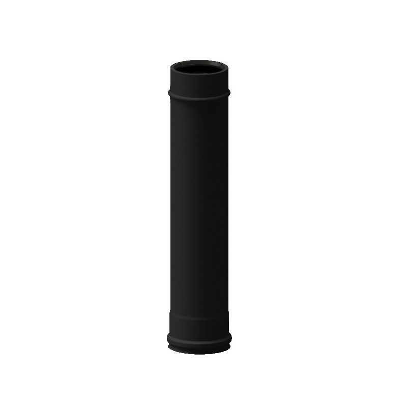 0.3 meter pipe N1T3 ISO10 MATT BLACK Double wall flue