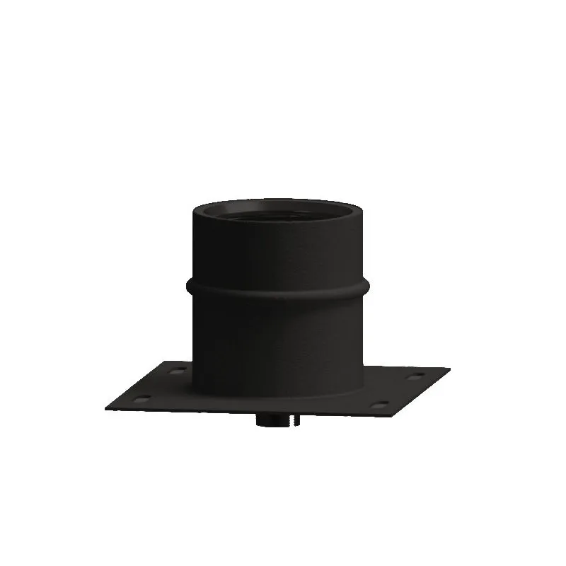 Base plate with condensate drain N1PPC ISO10 MATT BLACK Double