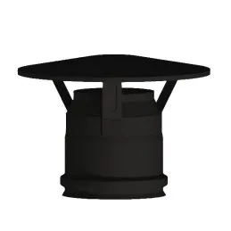 Cappello terminale parapioggia N1CC ISO10 NERO OPACO Canna