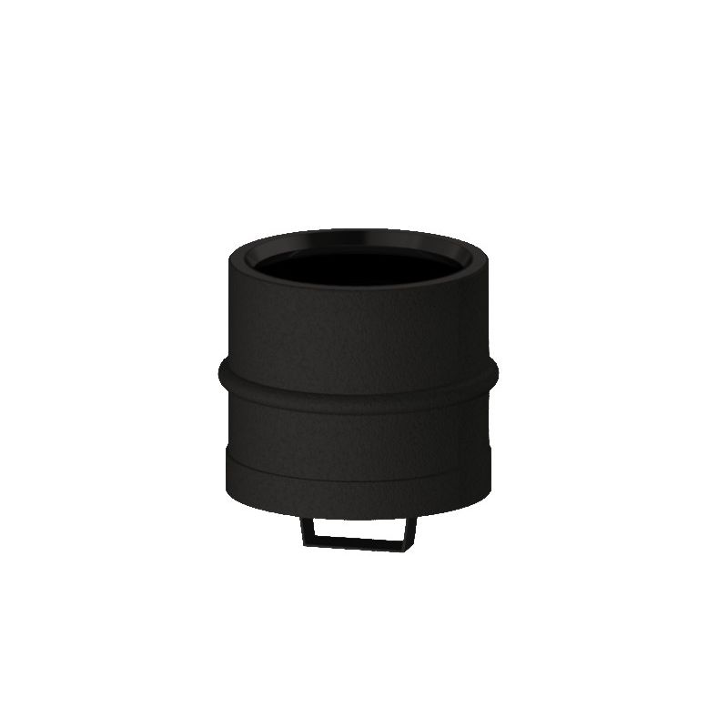 Blind cap with handle N1TA ISO10 MATT BLACK Double wall flue