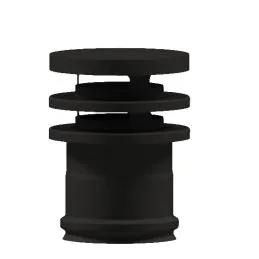 Cappello terminale ad anelli N1TLN ISO10 NERO OPACO Canna