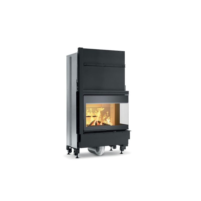 Wood-burning fireplace PALAZZETTI Ecomonobloc WT 66 Angular air