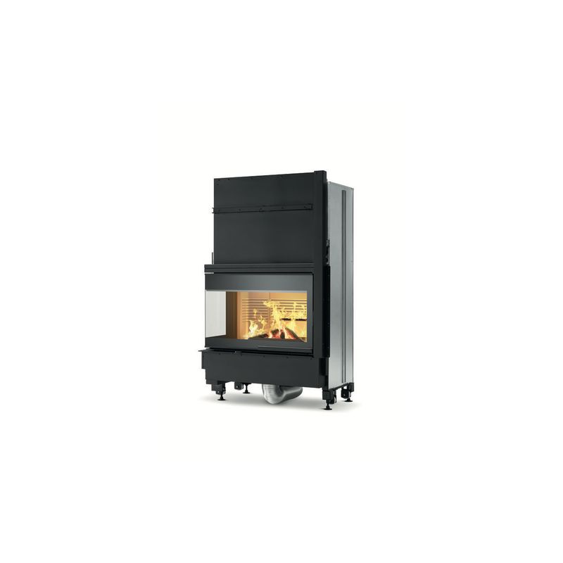 Wood-burning fireplace PALAZZETTI Ecomonobloc WT 78 Angular air