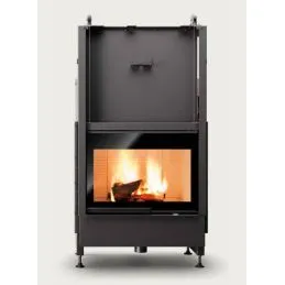 Wood-burning fireplace PALAZZETTI Ecomonobloc WTX 80 Frontal air 5 STARS