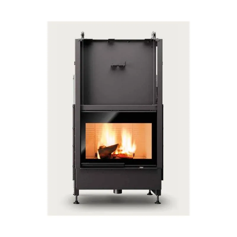 Wood-burning fireplace PALAZZETTI Ecomonobloc WTX 80 Frontal air 5 STARS