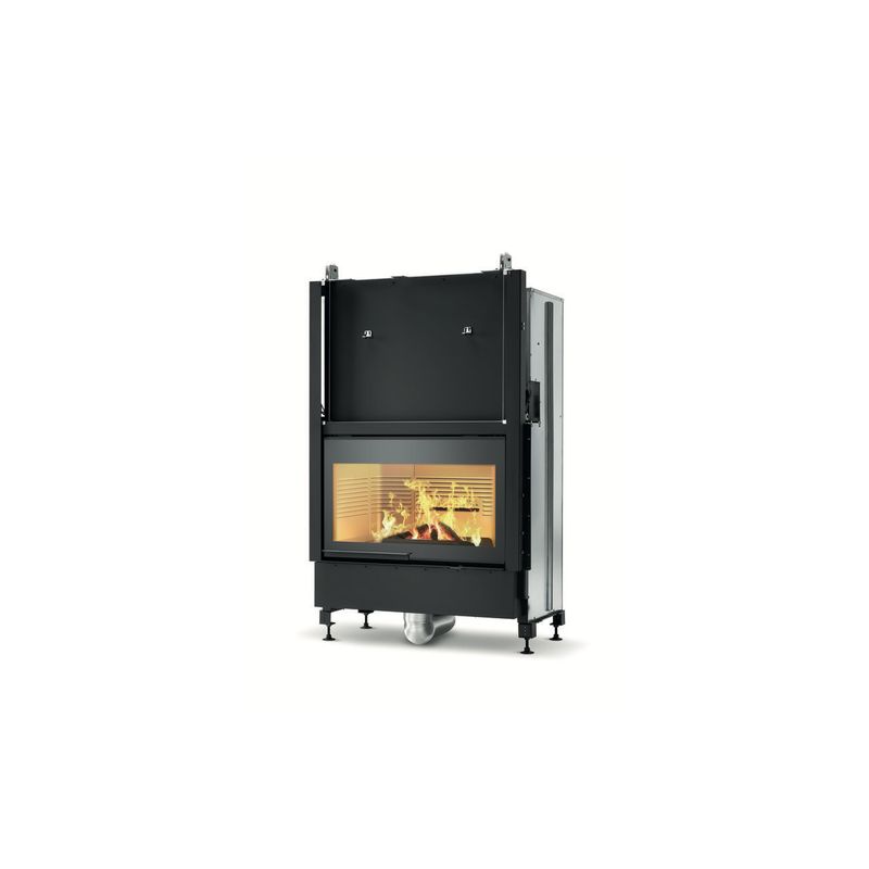 Wood-burning fireplace PALAZZETTI Ecomonobloc WT 16:9 Air front