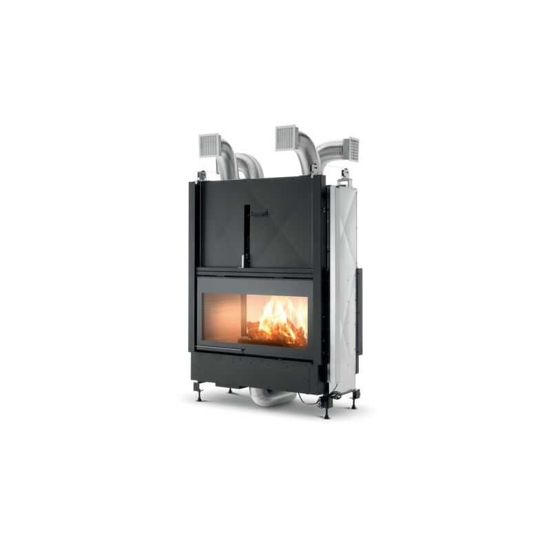 Wood-burning fireplace PALAZZETTI Ecomonobloc WT 16:9 Double-sided air 5 STARS