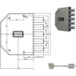 Lock apply CR 2000 Dual Map key