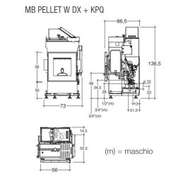 Montegrappa MB PELLET W Essential Q wood-burning fireplace