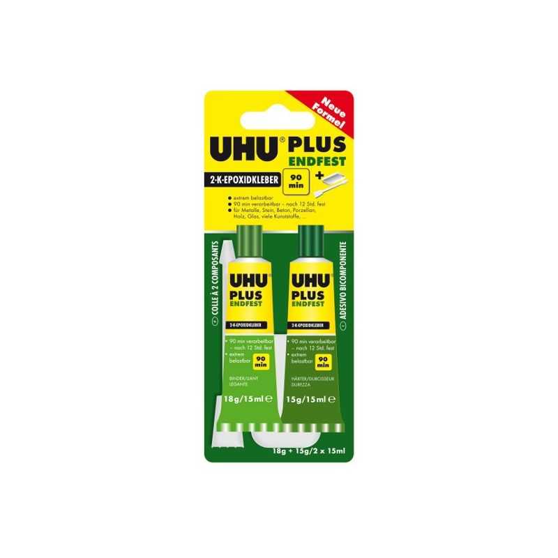 Adesivo UHU-Plus 300 ENDFEST 2x15ml 45670 D9249