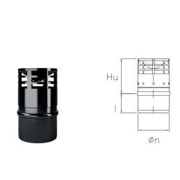 Grate exhaust terminal for MONOFIRE pellet stoves De Marinis Inox