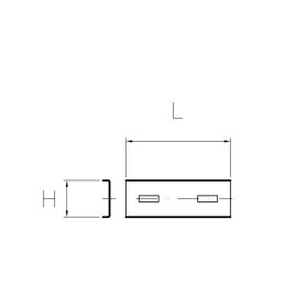 Extensions for wall bracket (H50) stainless steel chimney De Marinis