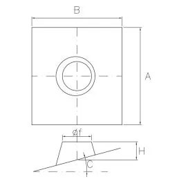 Faldale per tetti inclinati base INOX Canna fumaria mono e