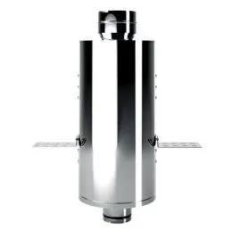 Wooden roof passage SAFE system for stainless steel flue