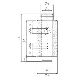 Wooden roof passage SAFE system for stainless steel flue