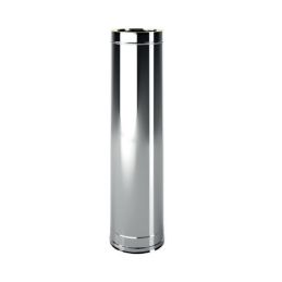 Pipe L 0.25 m double wall flue ISO25 De Marinis Inox