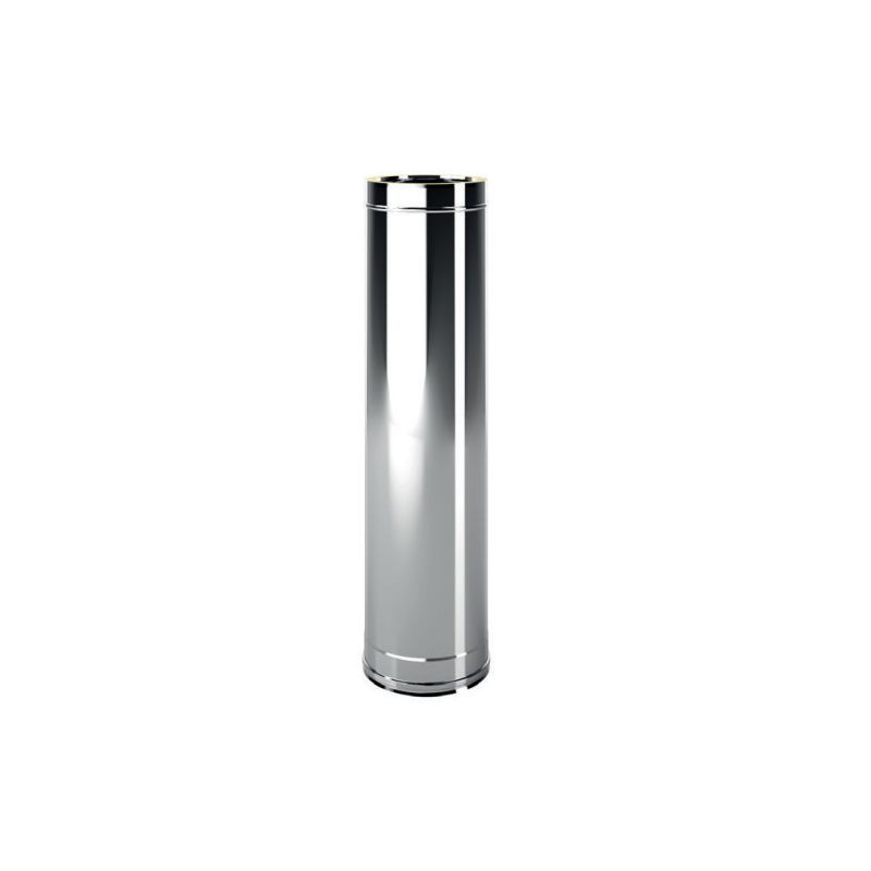 Pipe L 0.25 m double wall flue ISO25 De Marinis Inox