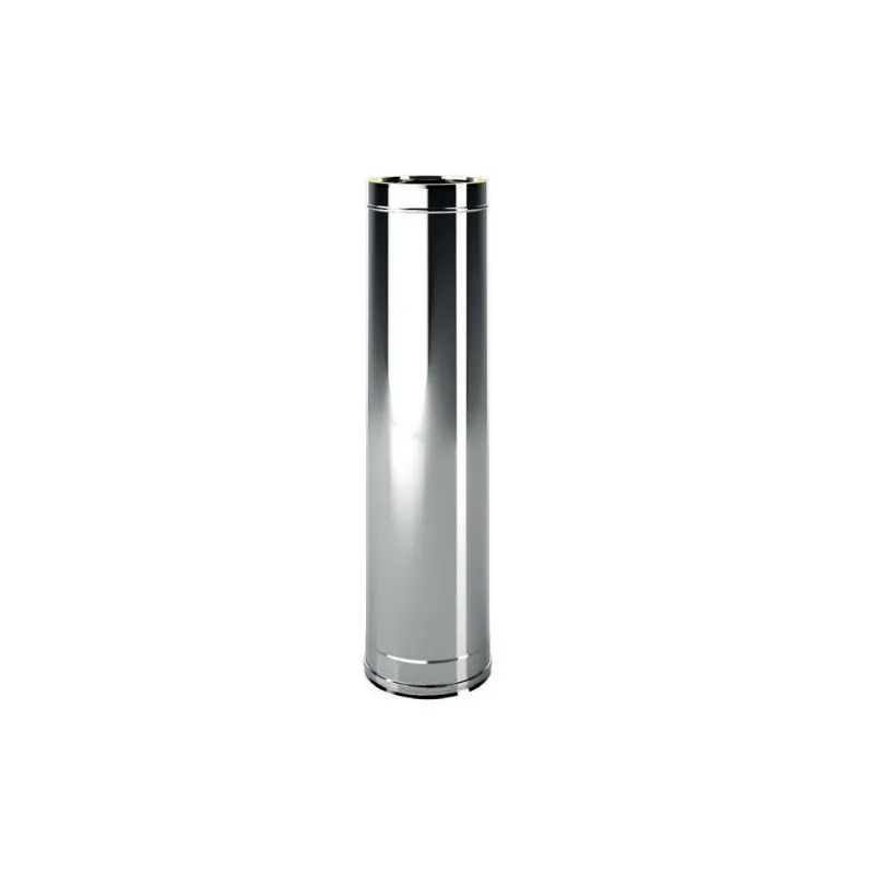 Pipe L 0.50 m double wall flue ISO25 De Marinis Inox