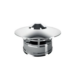 Cappello terminale parapioggia I2CC ISO25 INOX Canna fumaria