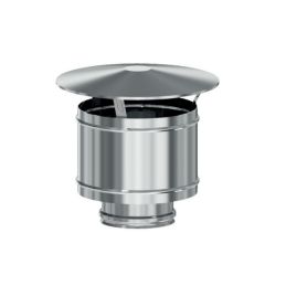 Cappello terminale antintemperie I2AP ISO25 INOX Canna fumaria