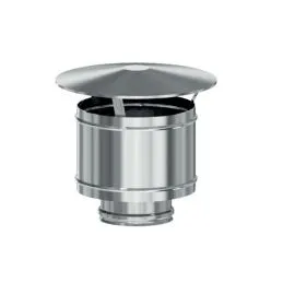 Cappello terminale antintemperie I2AP ISO25 INOX Canna fumaria