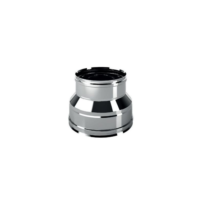 Double-mono junction double wall flue ISO25 De Marinis Inox